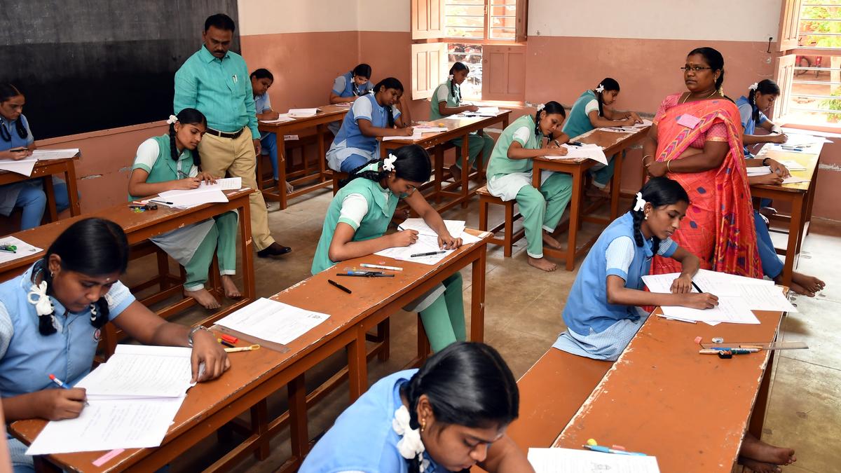 20 977 students appear for Plus Two exam in Dindigul district The Hindu