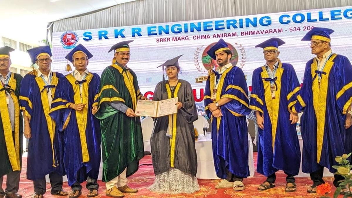979 students from SRKR Engineering College hired in campus placement drive