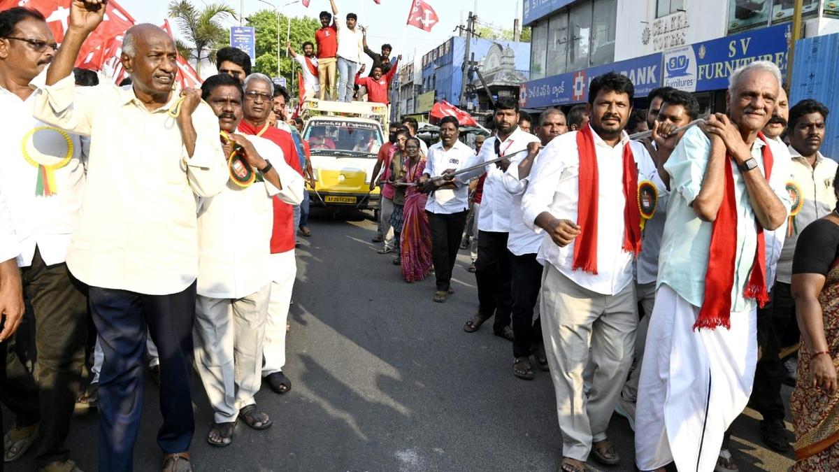 CPI protests fuel crisis in Andhra Pradesh, demands government action