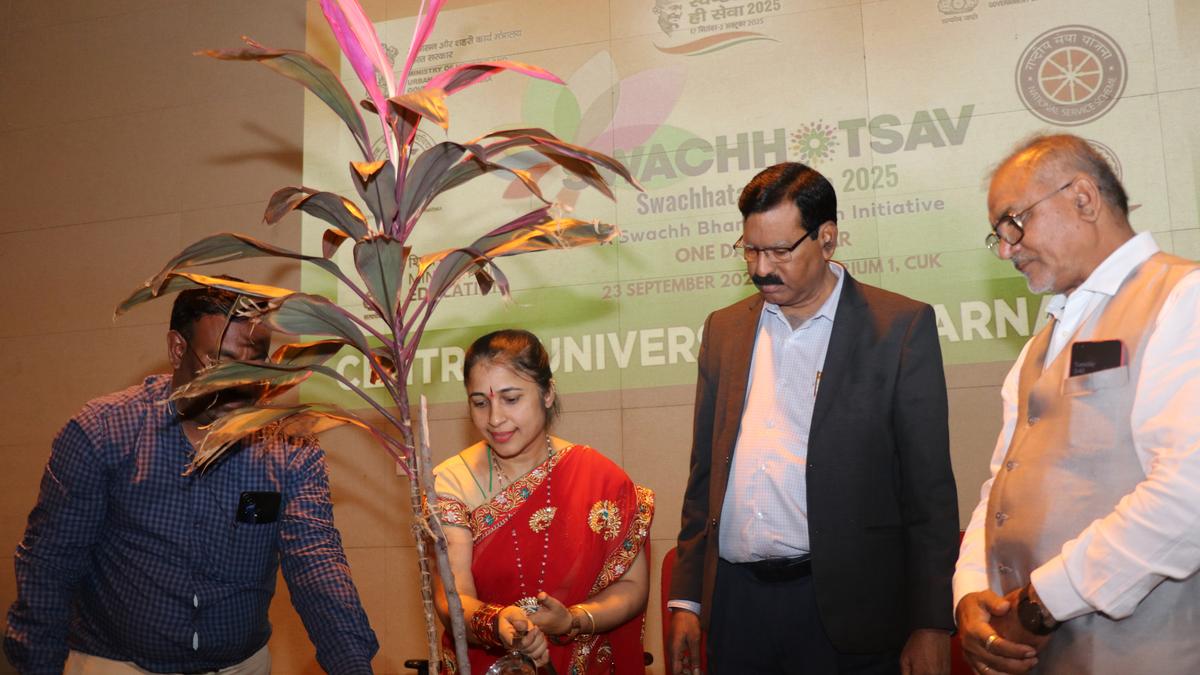 At Swachhotsav, Central University reveals vision to turn campus into a garden