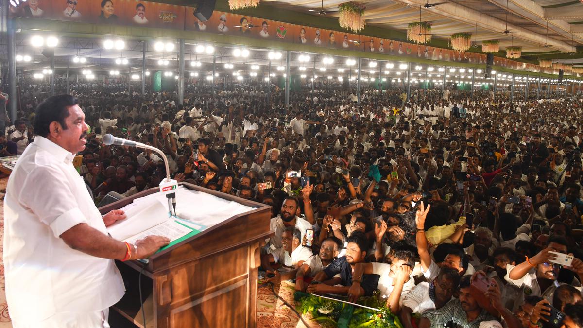 Only AIADMK gives top posts to hard-working and loyal cadre: Palaniswami 