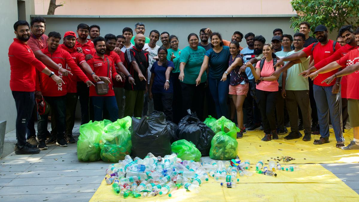 Chennai | A citizen group ‘plogs’ — jogs and picks up litter enroute