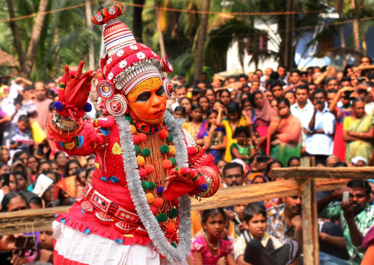 ‘Devakoothu, the sole Theyyam performed by a woman.’