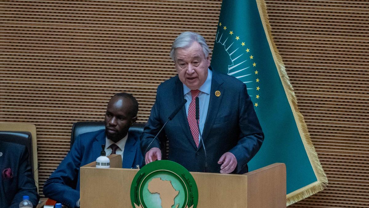 U.N. chief warns against regional war over DR Congo at Africa summit