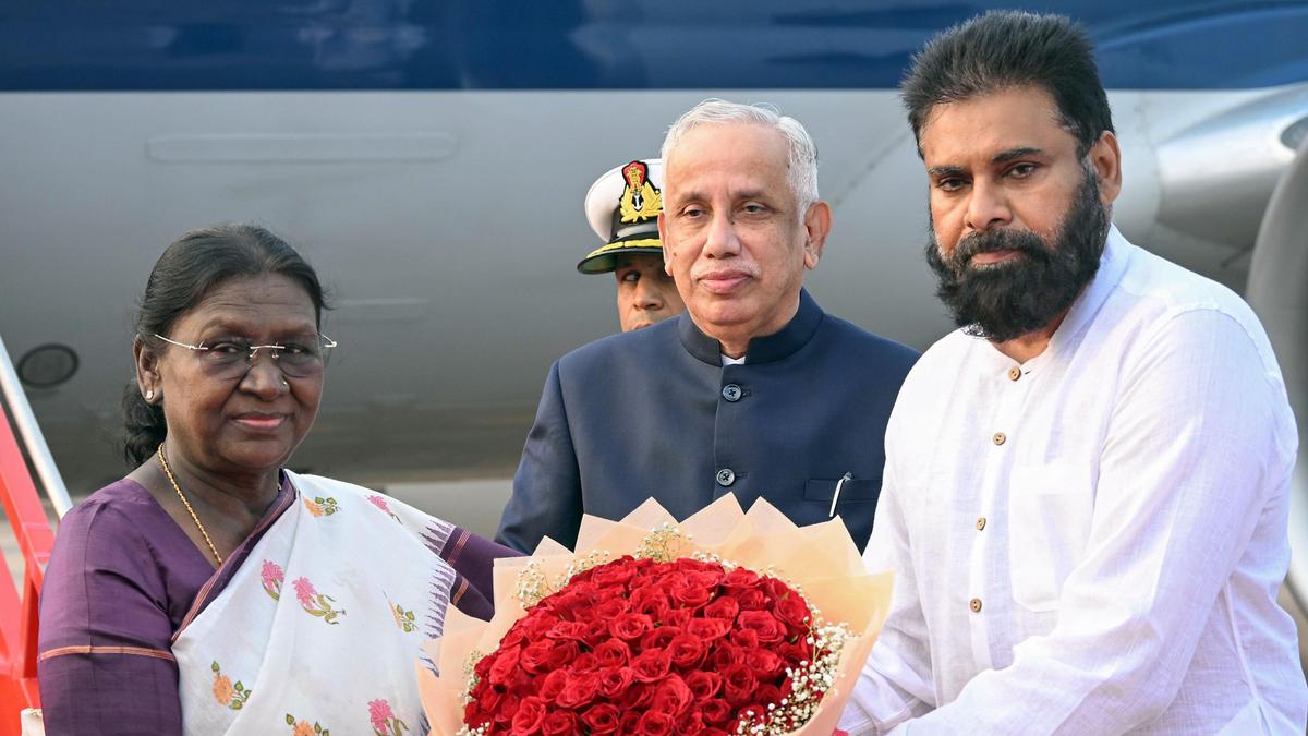President Murmu arrives in Visakhapatnam to participate in International Fleet Review on February 18