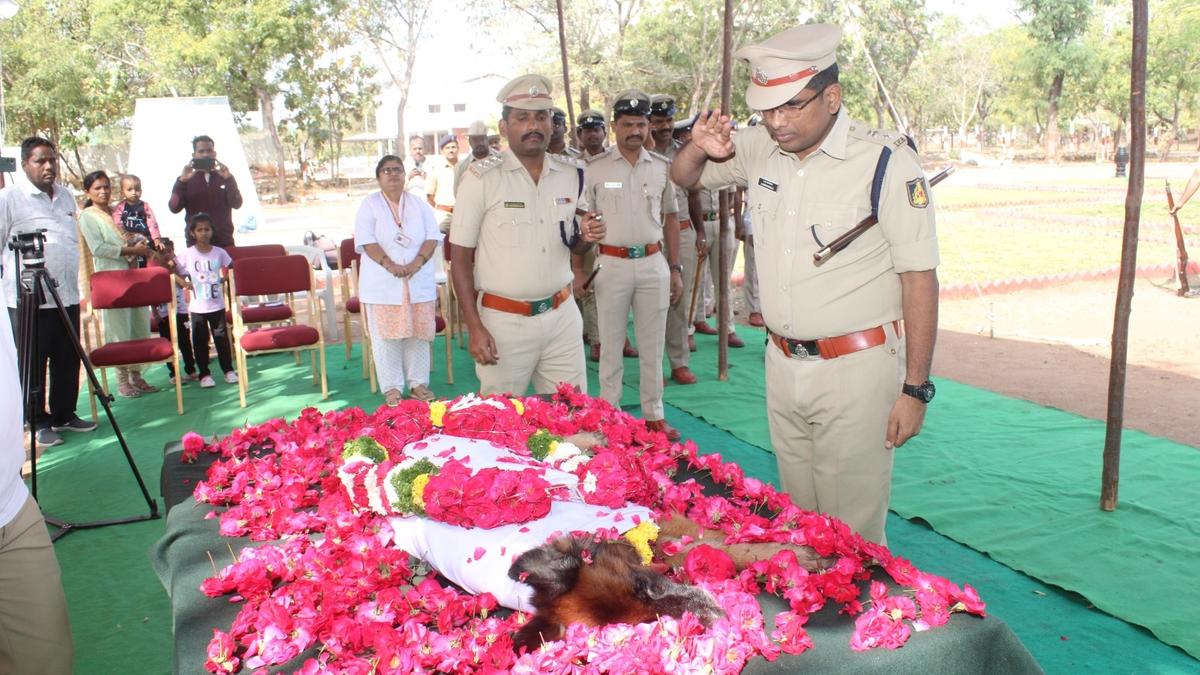Police bid emotional farewell to canine Reeta