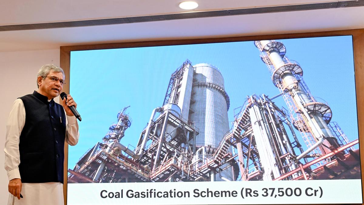 Govt. approves incentive for coal gasification projects with outlay of ₹37,500 crore