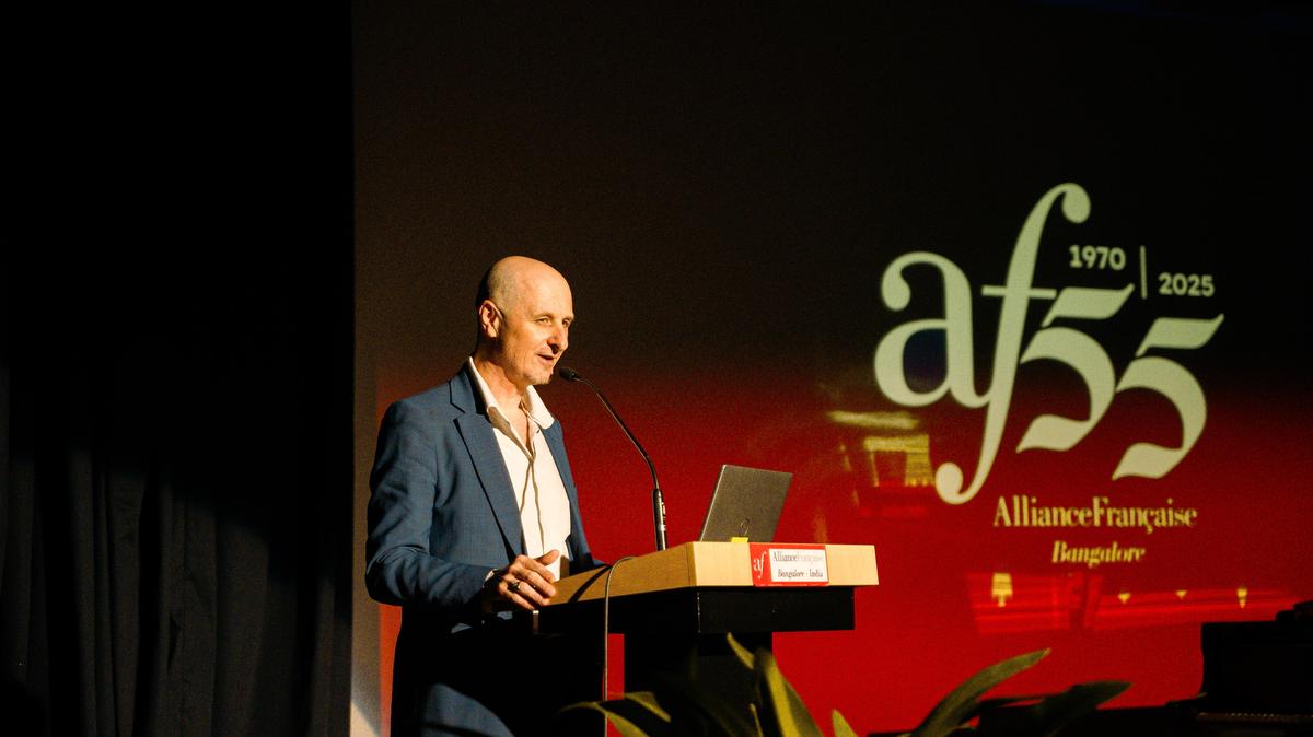 Jean-Marc Dépierre, director of Alliance Francaise de Bangalore. 
