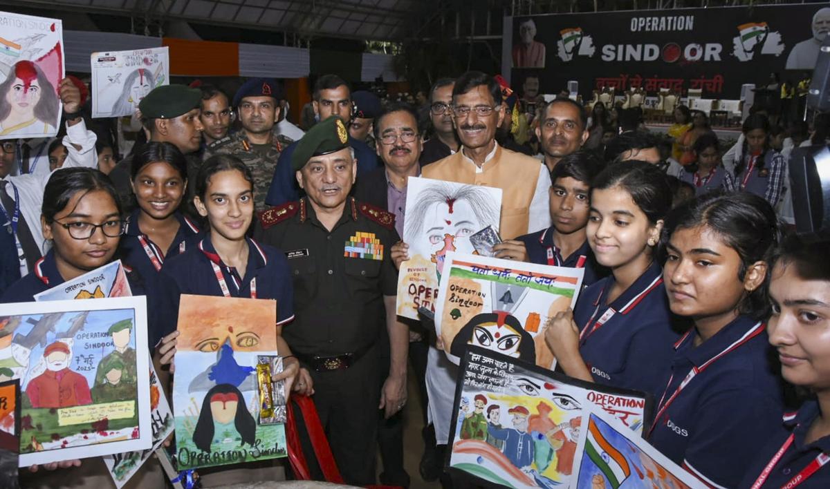 Chief of Defence Staff (CDS) General Anil Chauhan with Union Minister of State for Defence Sanjay Seth during a dialogue with school students on ‘Operation Sindoor’, in Ranchi, on September 18, 2025. Chief of Defence Staff (CDS) General Anil Chauhan with Union Minister of State for Defence Sanjay Seth during a dialogue with school students on ‘Operation Sindoor’, in Ranchi, on September 18, 2025.