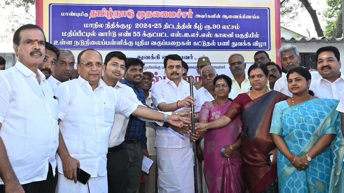 Minister Senthil Balaji inaugurates completed projects and lays foundation for new projects in Coimbatore