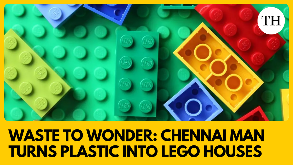 Waste to Wonder: Chennai man turns plastic into Lego houses The