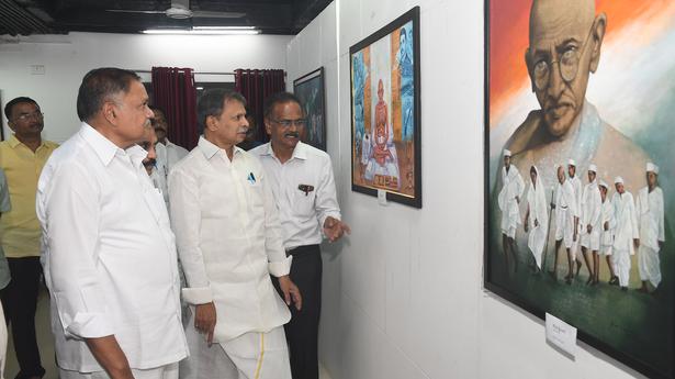 Celebrating the Mahatma through art