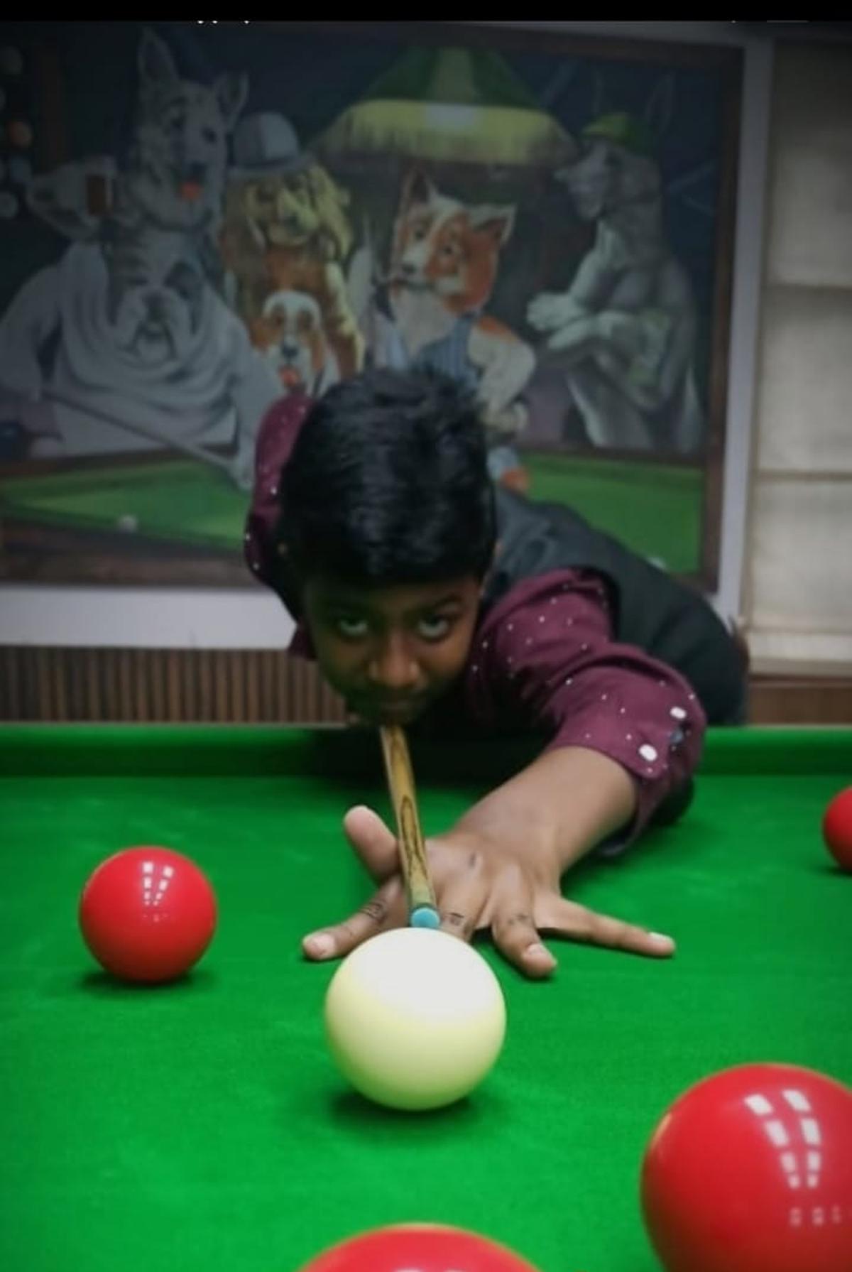 Student from Nilgiris set to represent India in World Under-17 Snooker Championship