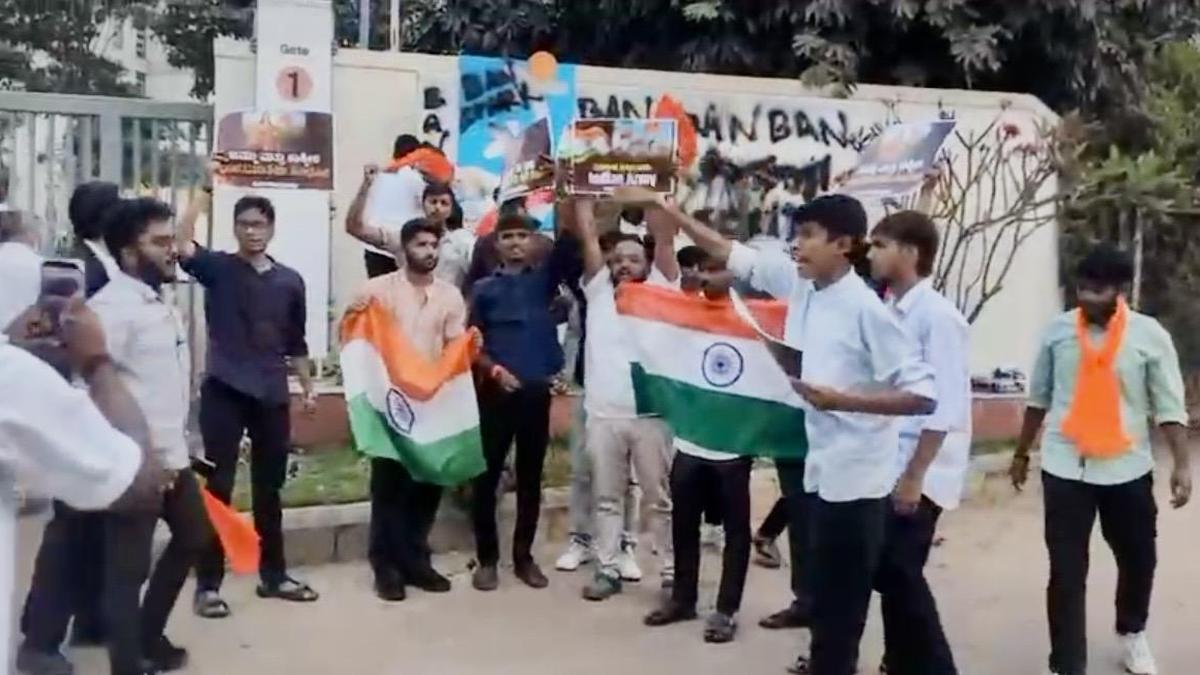 ABVP activists taken into preventive custody after vandalism at Azim Premji University