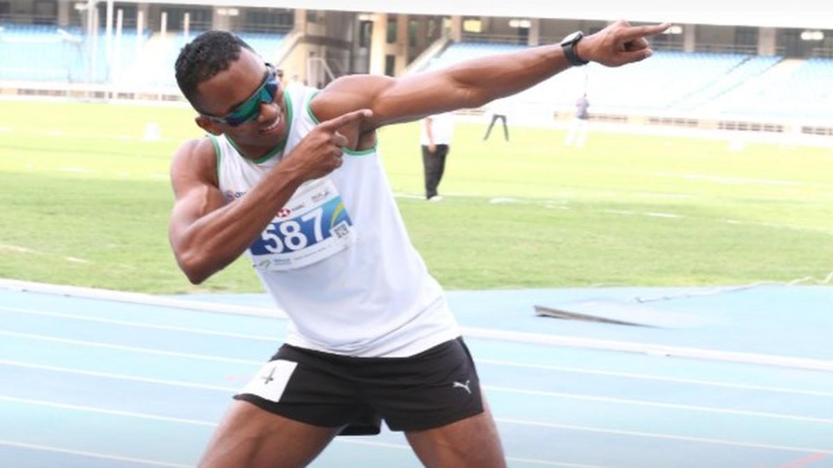 Animesh completes a sprint double