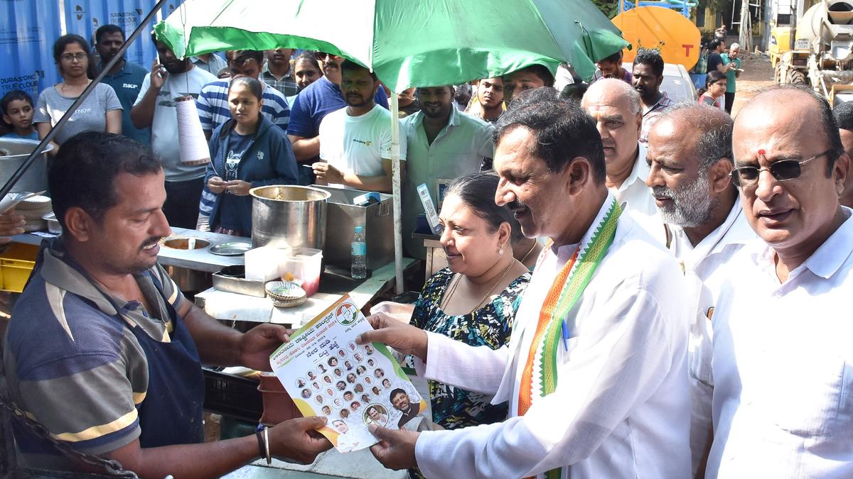 Lakshman reach out to morning walkers, seek support