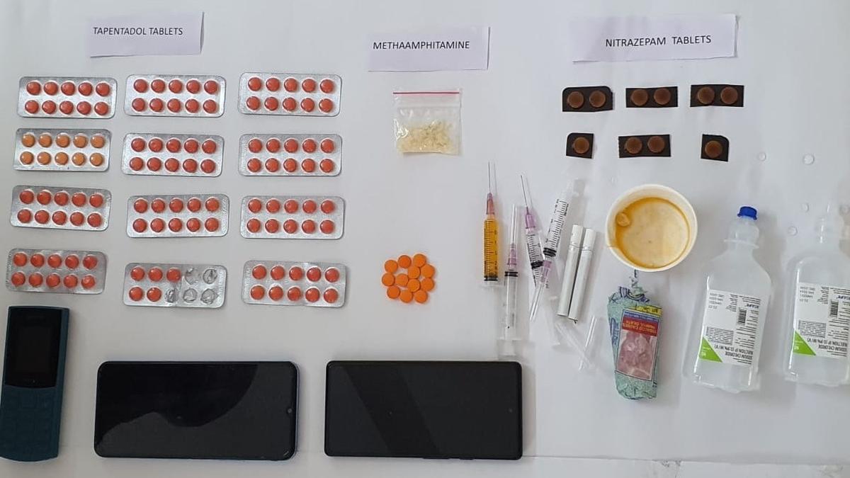 Police bust drug trade in Coimbatore city, Thondamuthur; seize methamphetamine, prescription tablets