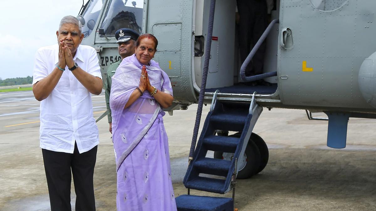 Vice-President’s Guruvayur temple visit called off due to inclement weather, chopper flies back to Kochi