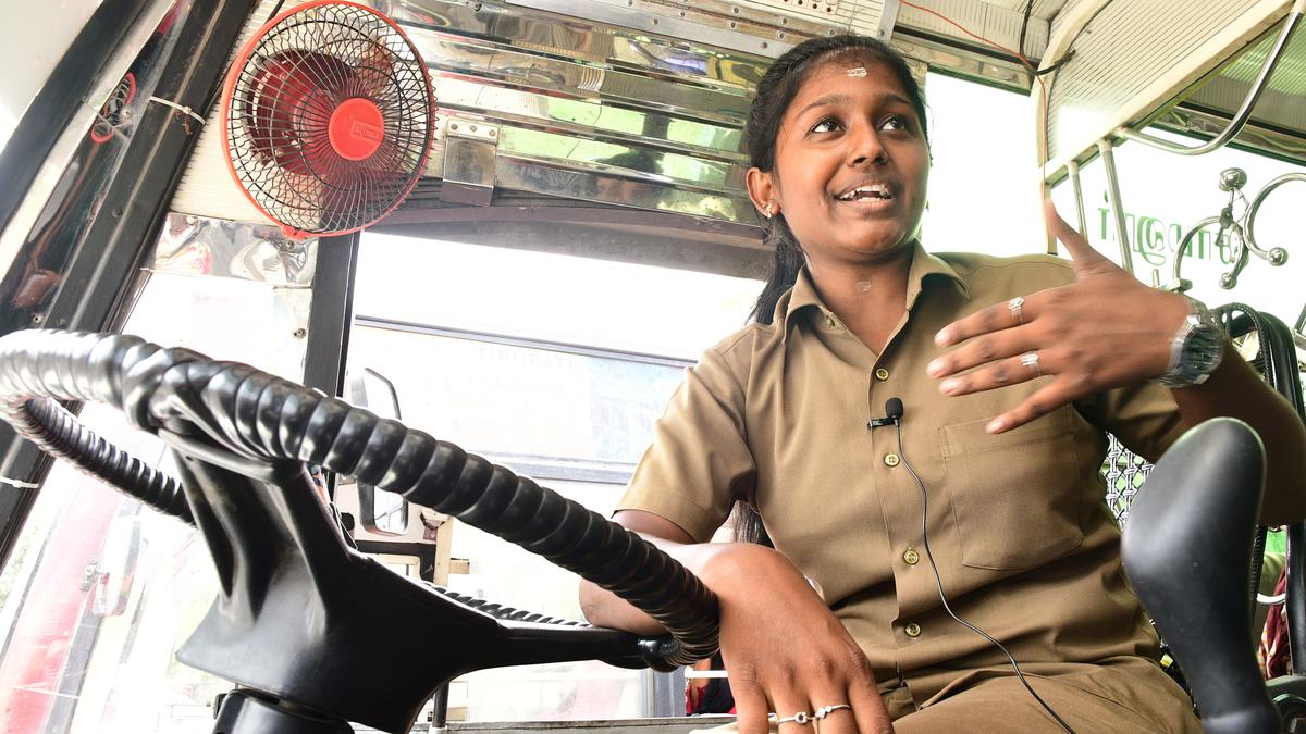 Coimbatore’s first woman bus driver shown the door, hours after MP Kanimozhi rides with her