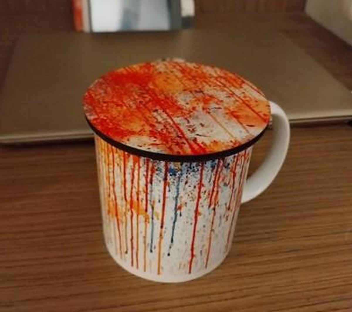 The dripping paint mug designed by Rupak Munje for The Indian Twist. The dripping paint mug designed by Rupak Munje for The Indian Twist.