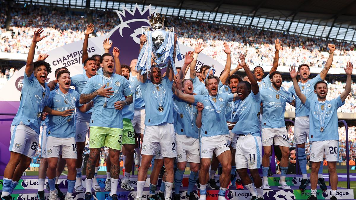 Manchester City win historic fourth straight Premier League title