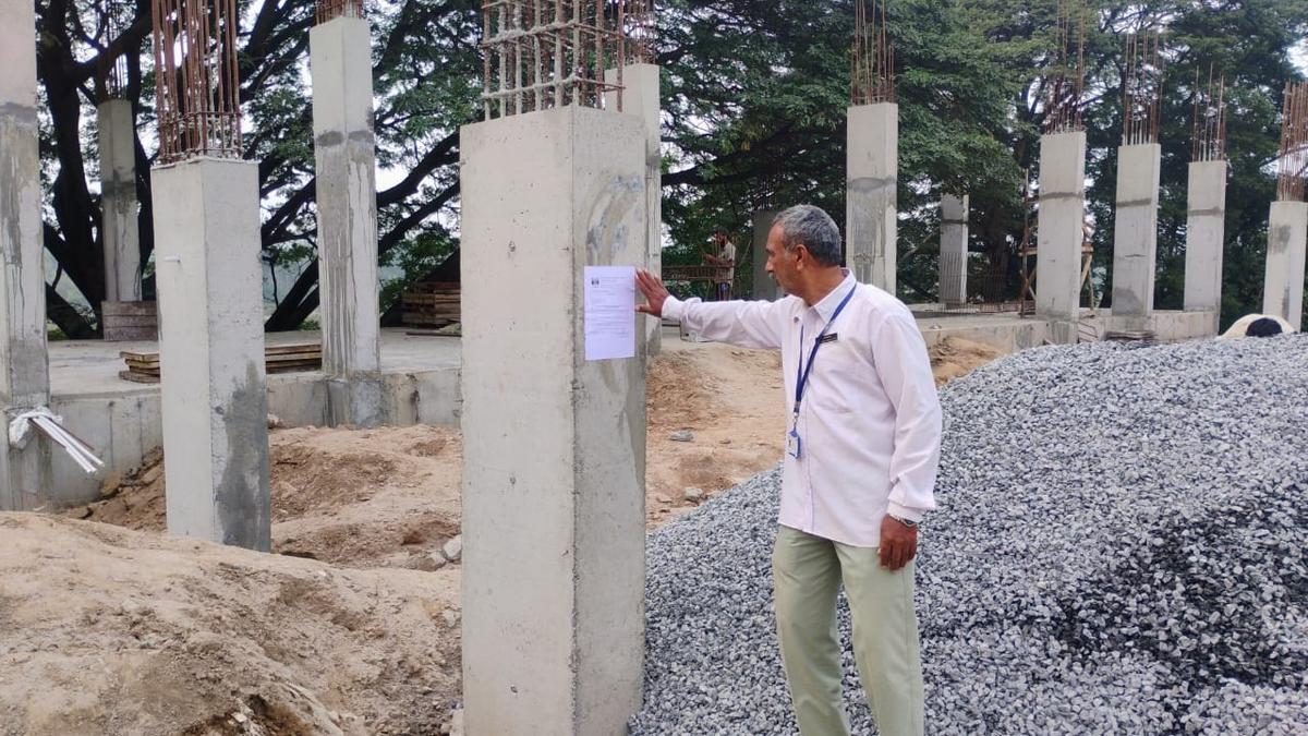 ASI issues notice to stop construction at prohibited area at Kudli near Shivamogga