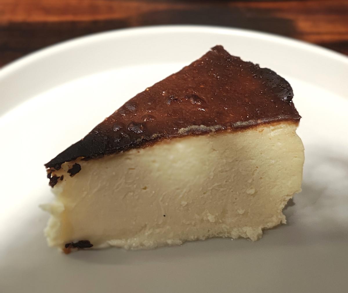 Burnt basque cheesecake from Pizzeria Toto Burnt basque cheesecake from Pizzeria Toto