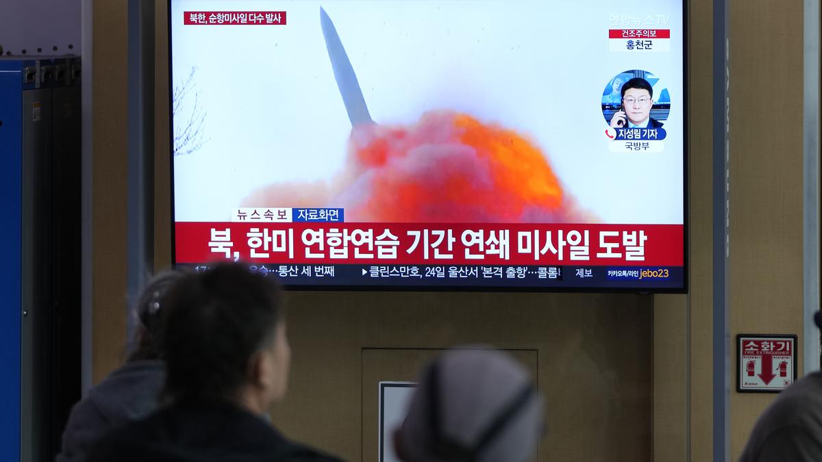 North Korea fires cruise missiles as allies stage drills
