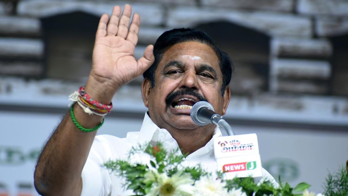 DMK govt.’s meeting on delimitation only for achieving political gains, alleges Palaniswami