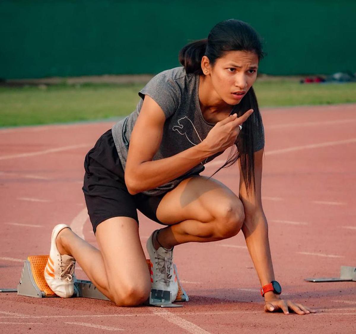 Physical gifts: Jyothi’s coaches feel that her height, long legs and strong tendons contribute to making her a natural hurdler.