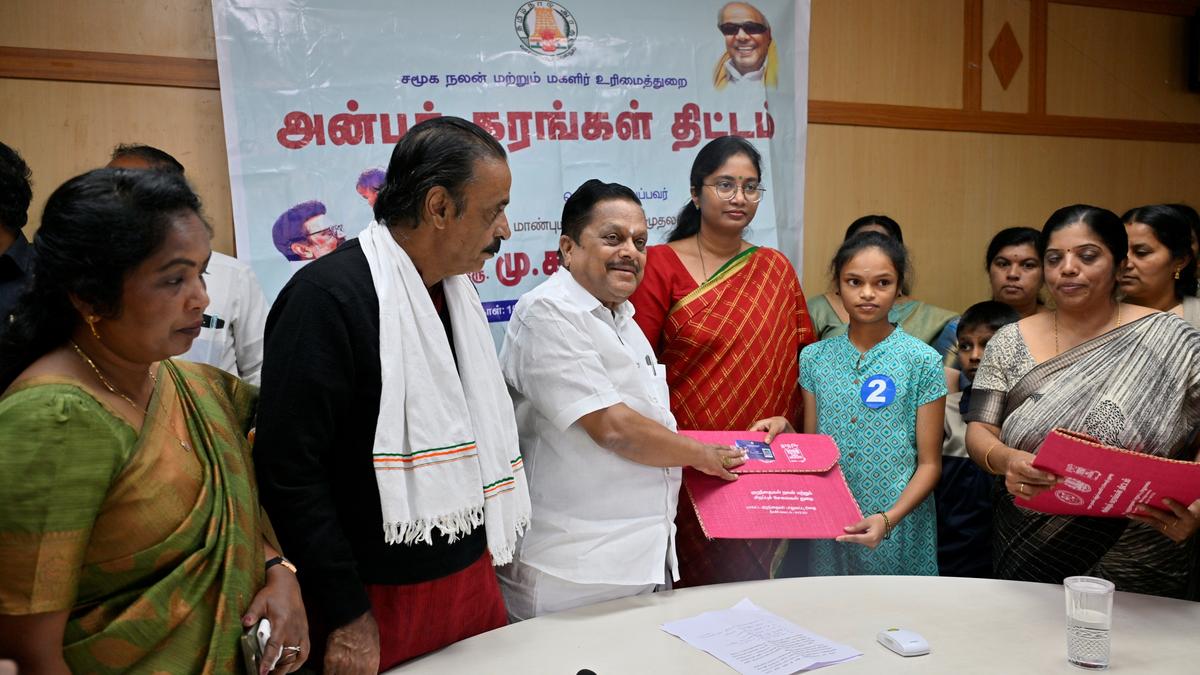 Education assistance handed over to 63 children under ‘Anbu Karangal’ scheme
