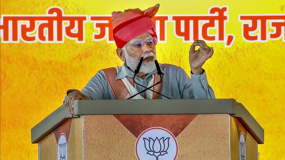'Red diary' latest product of Congress's 'loot ki dukan', will defeat party in elections: PM Modi in Sikar