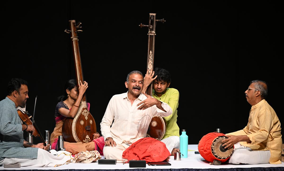 T.M.Krishna, vocal at ACJ college in Chennai