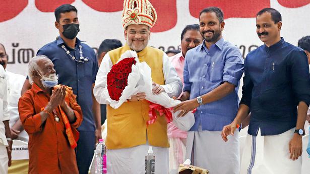 Amit Shah’s pitch to woo backward communities in Kerala