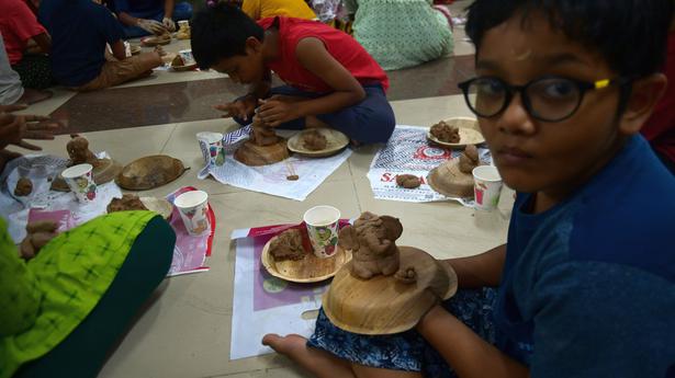 Going green with eco-friendly Ganesh idols in Tiruchi