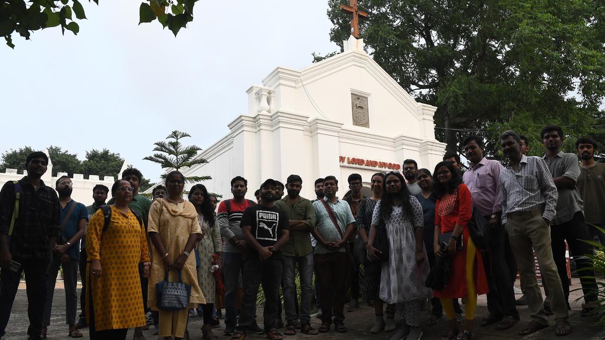 Heritage walk exploring St. Thomas Mount held in Chennai