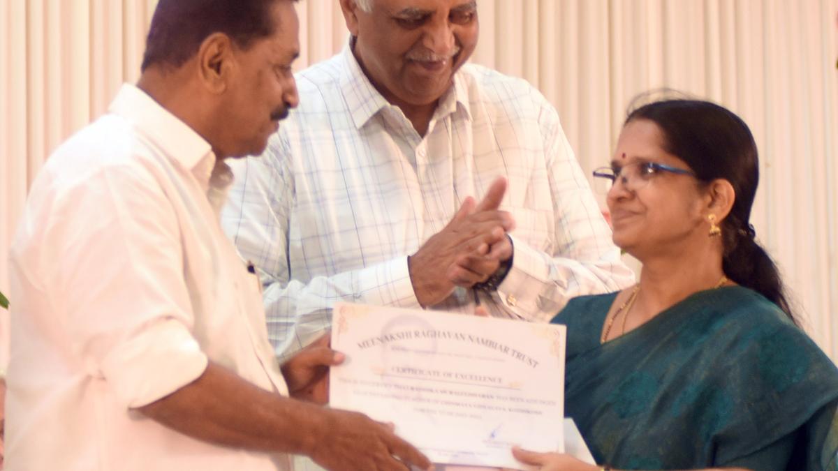 Meenakshi Raghavan Nambiar Trust awards presented