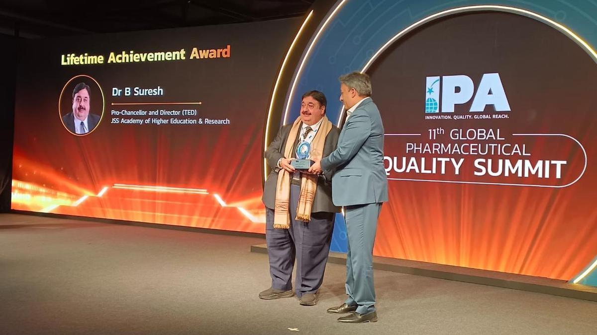 JSS AHER Pro-chancellor bags IPA’s top award