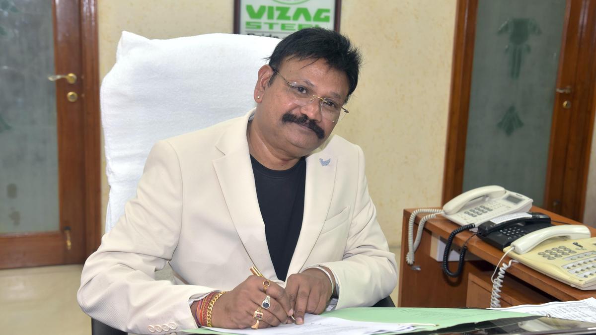 M.N.V.S. Prabhakar takes charge RINL CMD