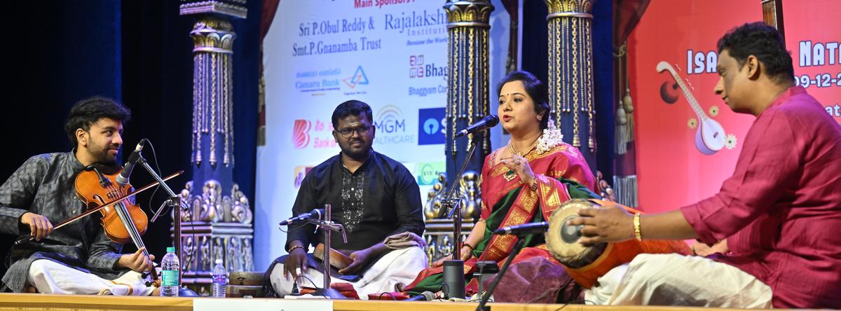 Mahathi’s strength lies in balancing technique with bhava.