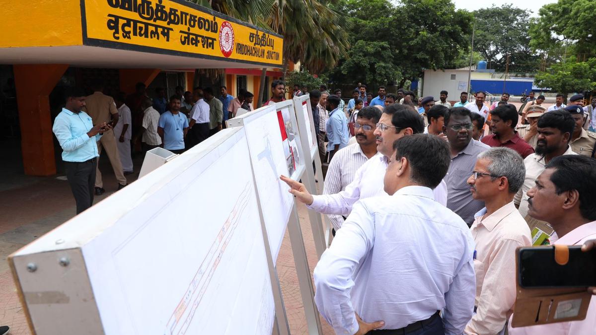Southern Railway GM directs officials to expedite Vridhachalam station improvement works