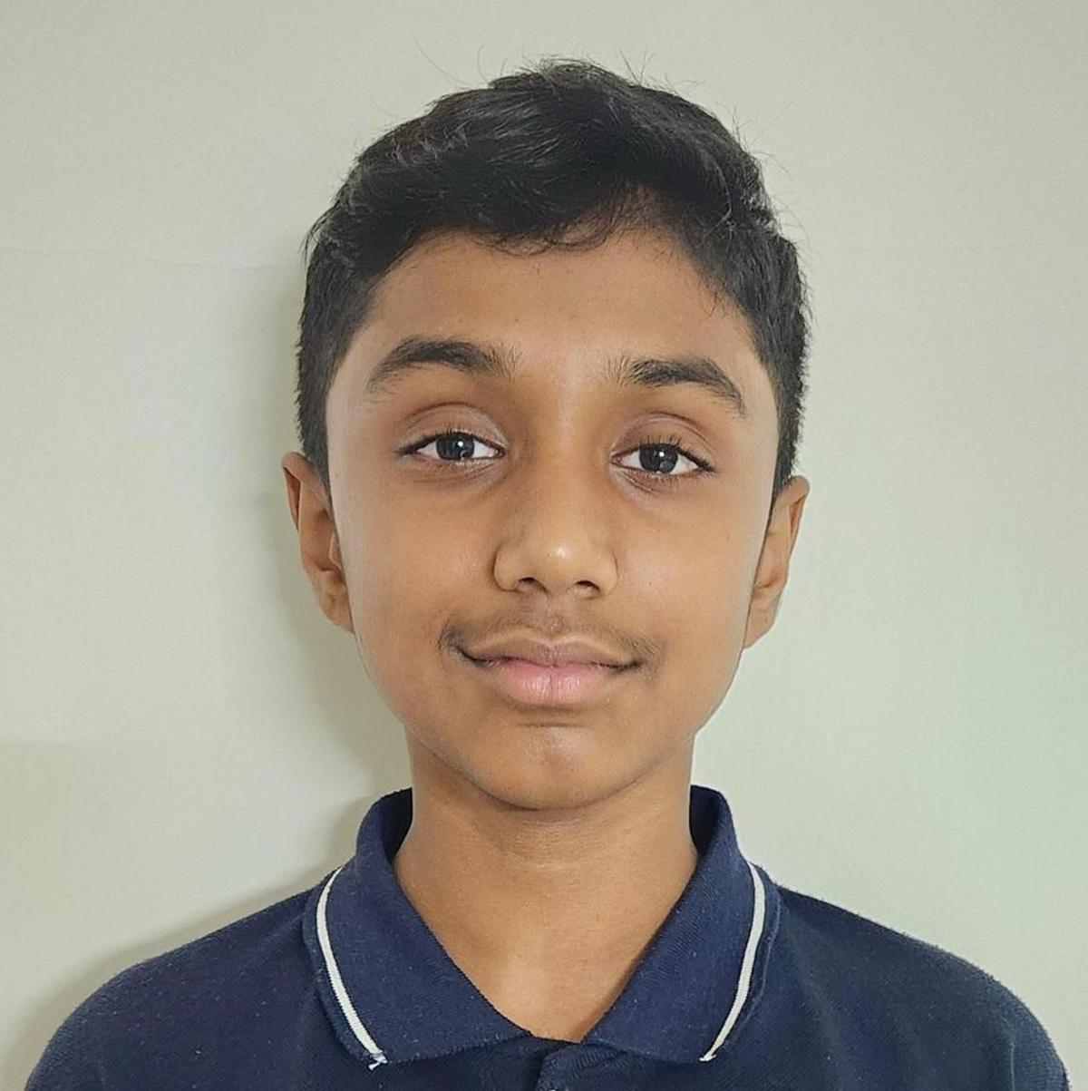 Manu Parameshwaran, second State topper.
