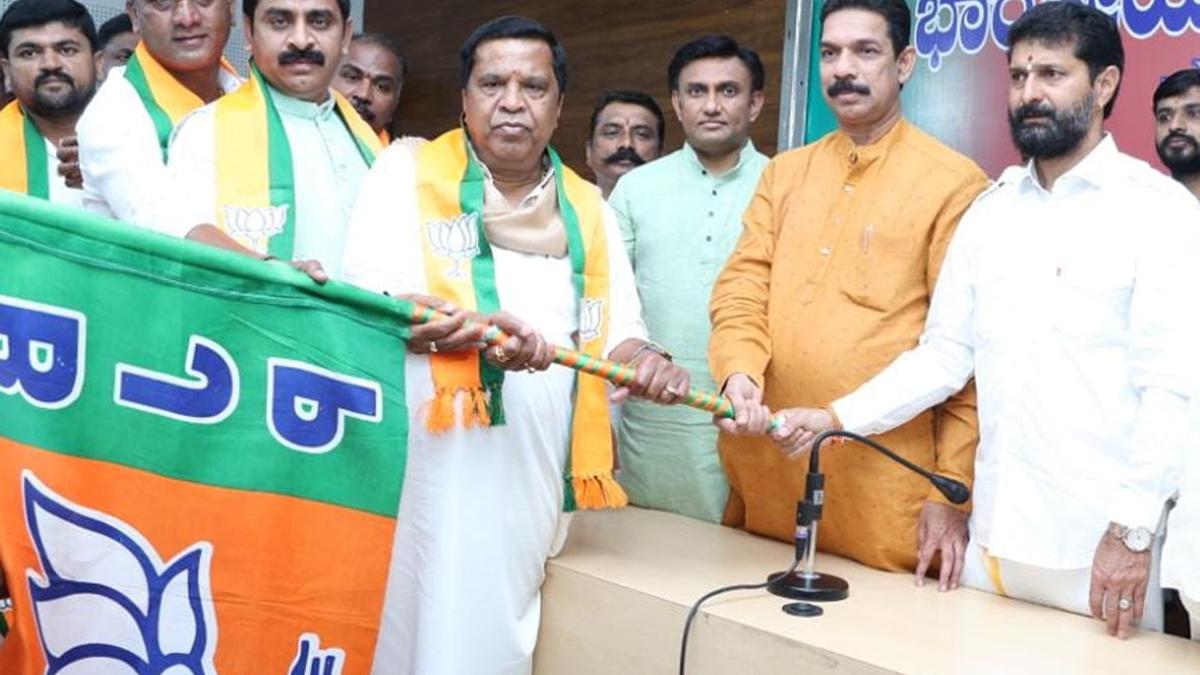 L.R. Shivarame Gowda joins BJP