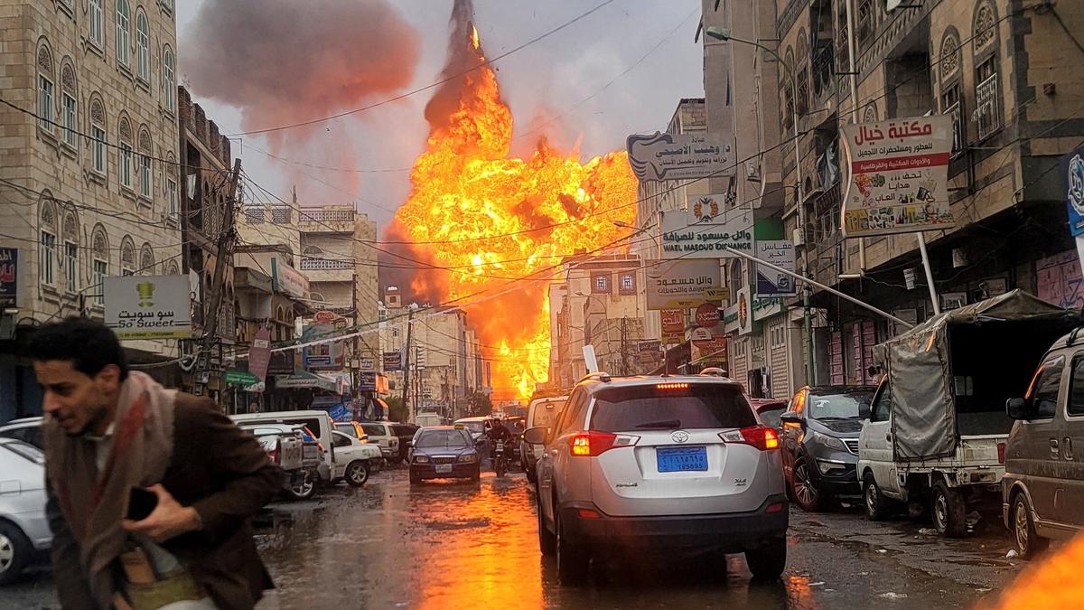 Israeli strikes in Yemen’s capital kill six and injures 86, Houthis say