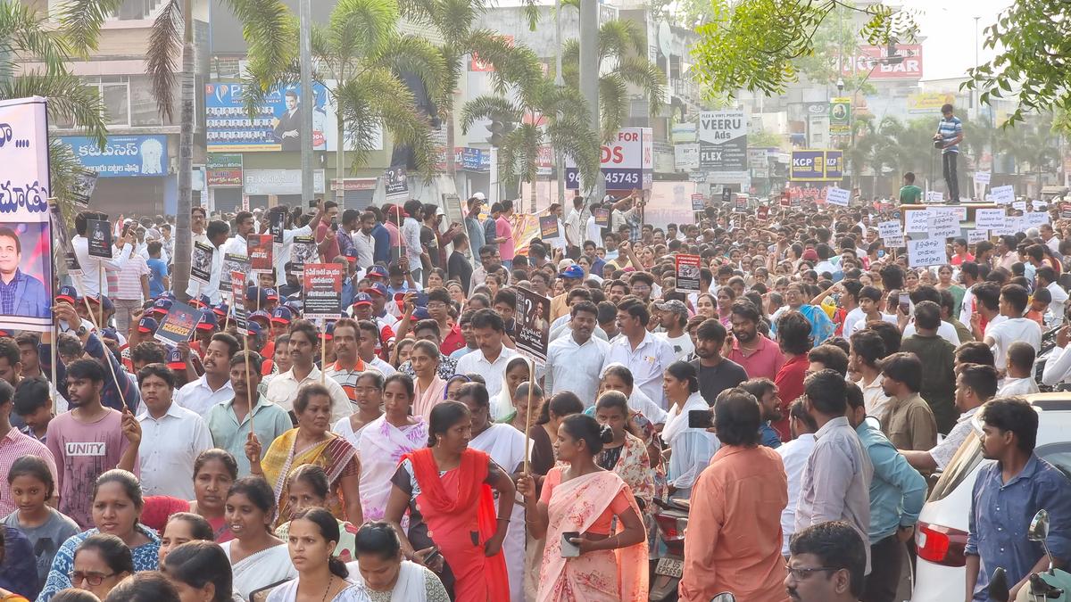 Christians hold rally in Kakinada seeking justice for pastor