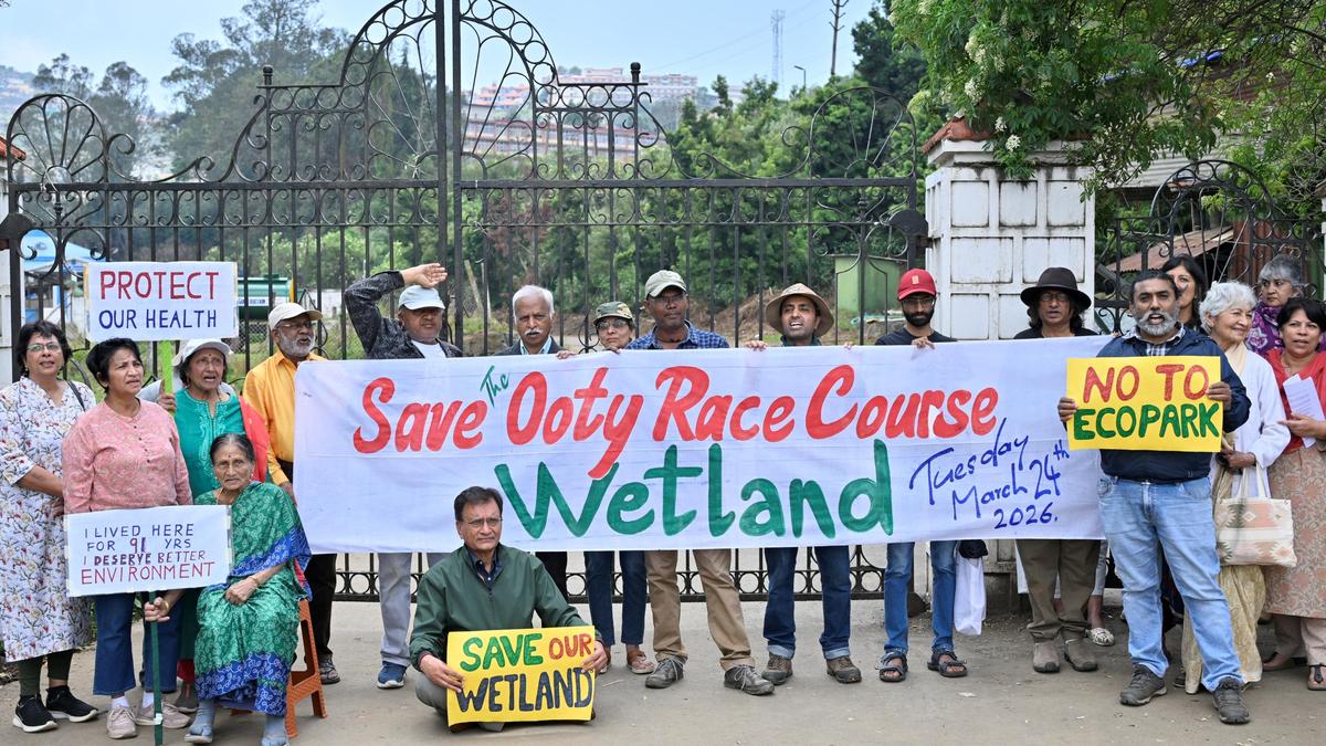 Protesters demand cancellation of plans to develop Ooty Race Course into eco-park