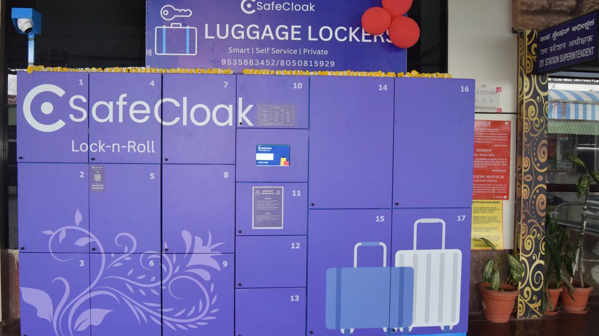 Hubballi railway station gets digital cloakroom The Hindu