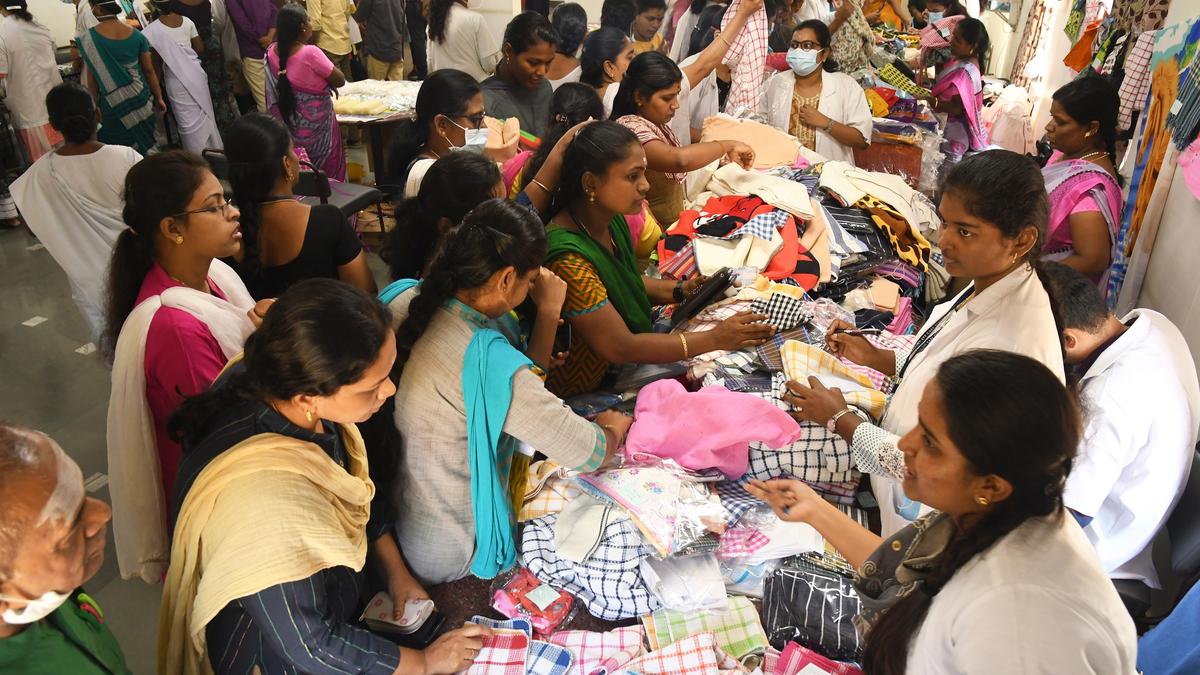 Handmade products of visually challenged fly off shelves at fair