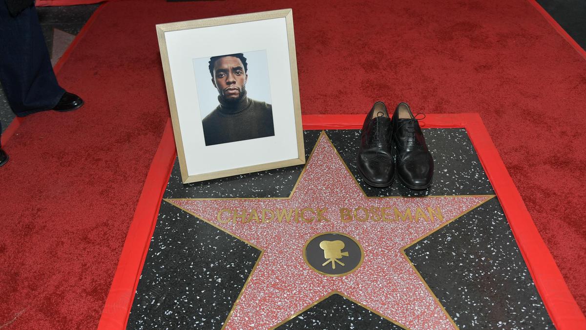Chadwick Boseman honoured with posthumous star on the Hollywood Walk of Fame
