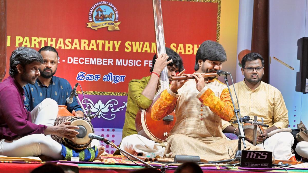 Flautist J.A. Jayant&rsquo;s performance at Sri Parthasarathy Swami Sabha was raga-centric